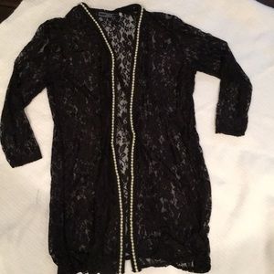 Lace cardigan duster!